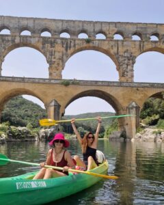 Canoë au Pont du Gard chez Bien Dans Mon Jeûne à Uzès