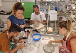 Atelier poterie chez Bien Dans Mon Jeûne à Uzès