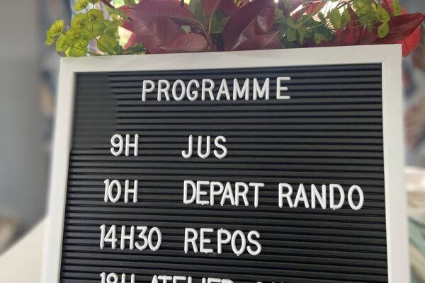 Programme type d'une journée chez Jeûne Essentiel