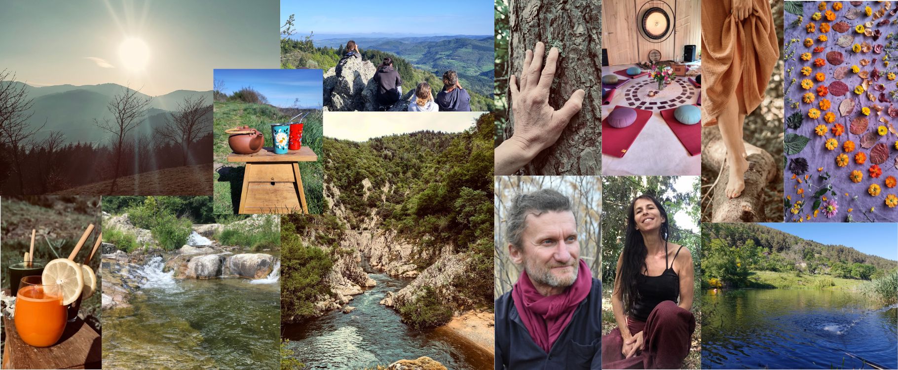 Centre SOVAGA MAÏ en Ardèche, sur 30 hectares de nature sauvage